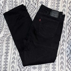 Near new Levi’s Black 505 jeans 38x32